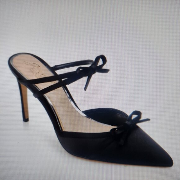 Jewel Badgley Mischka Shoes - Jewel Badgley Mischka " Klarise" Black Satin Heels. NIB. Size 6